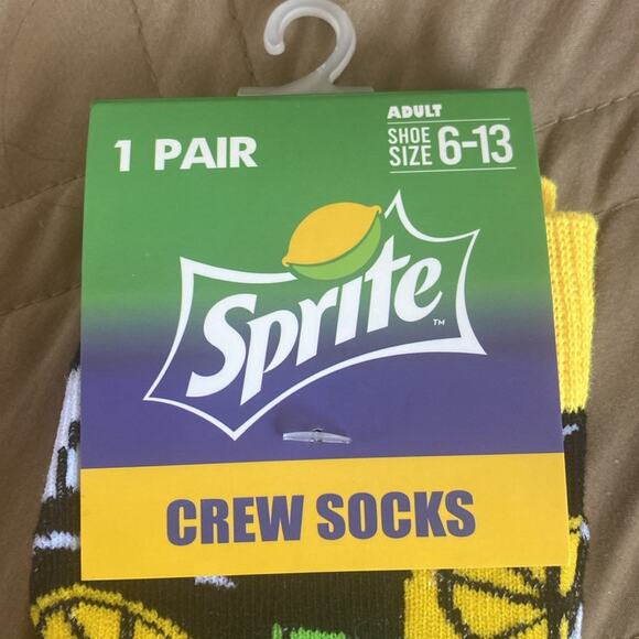 Sprite Unisex Novelty Crew Socks - Picture 5 of 5